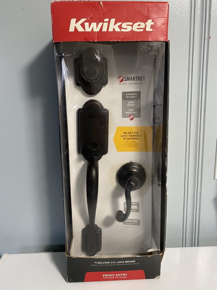 Kwikset Front Door SmartKey Entry Lock