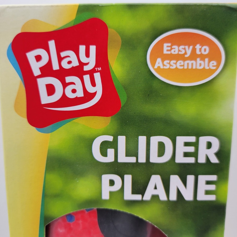 Play Day Large Durable Throwing Foam Plane Flying Glider Plane 15in Wing Span