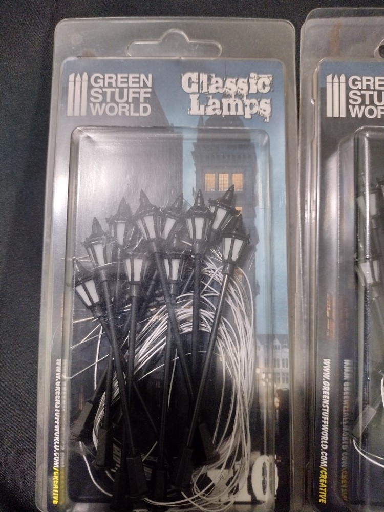 Green Stuff World Lanterns x15 and Light Posts x20