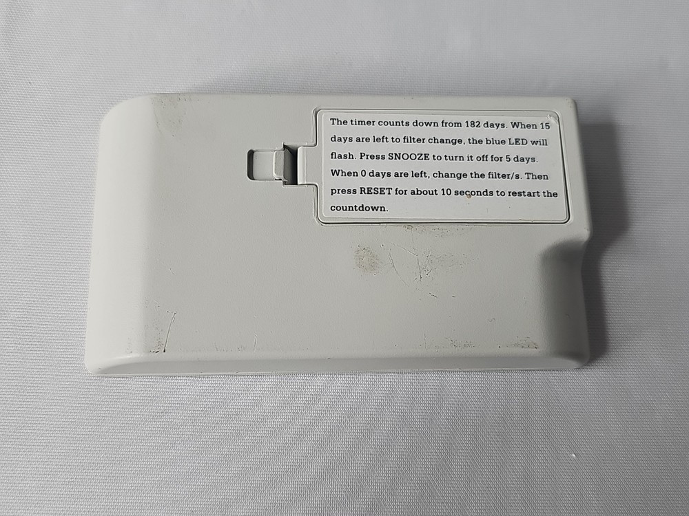 Blueair magnetic 182 DAYS TO FILTER CHANGE timer Reset LCD Number remote