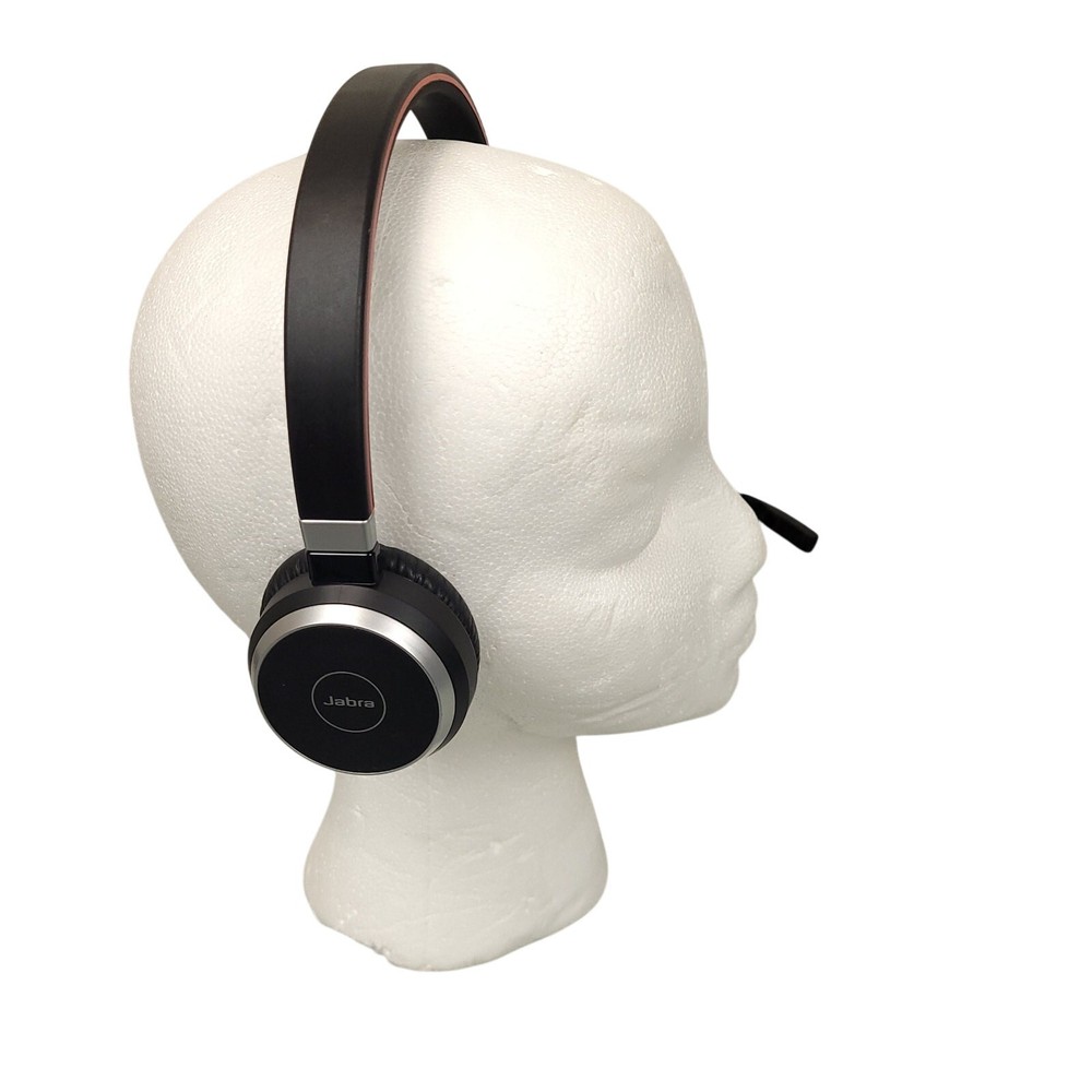 Jabra Evolve 65 Wireless Bluetooth Headset HSC018W w/ Case & Cable No Dongle