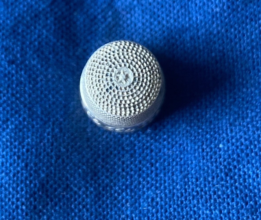 Sterling Silver Sewing Thimble, Vintage Thimble