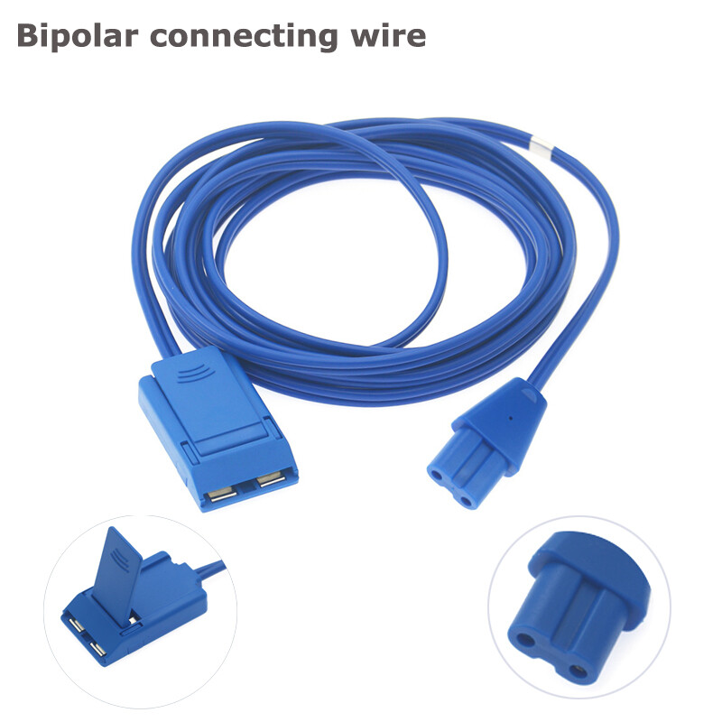 5Pcs high frequency electrode connection cable Bipolar neutral patch clips