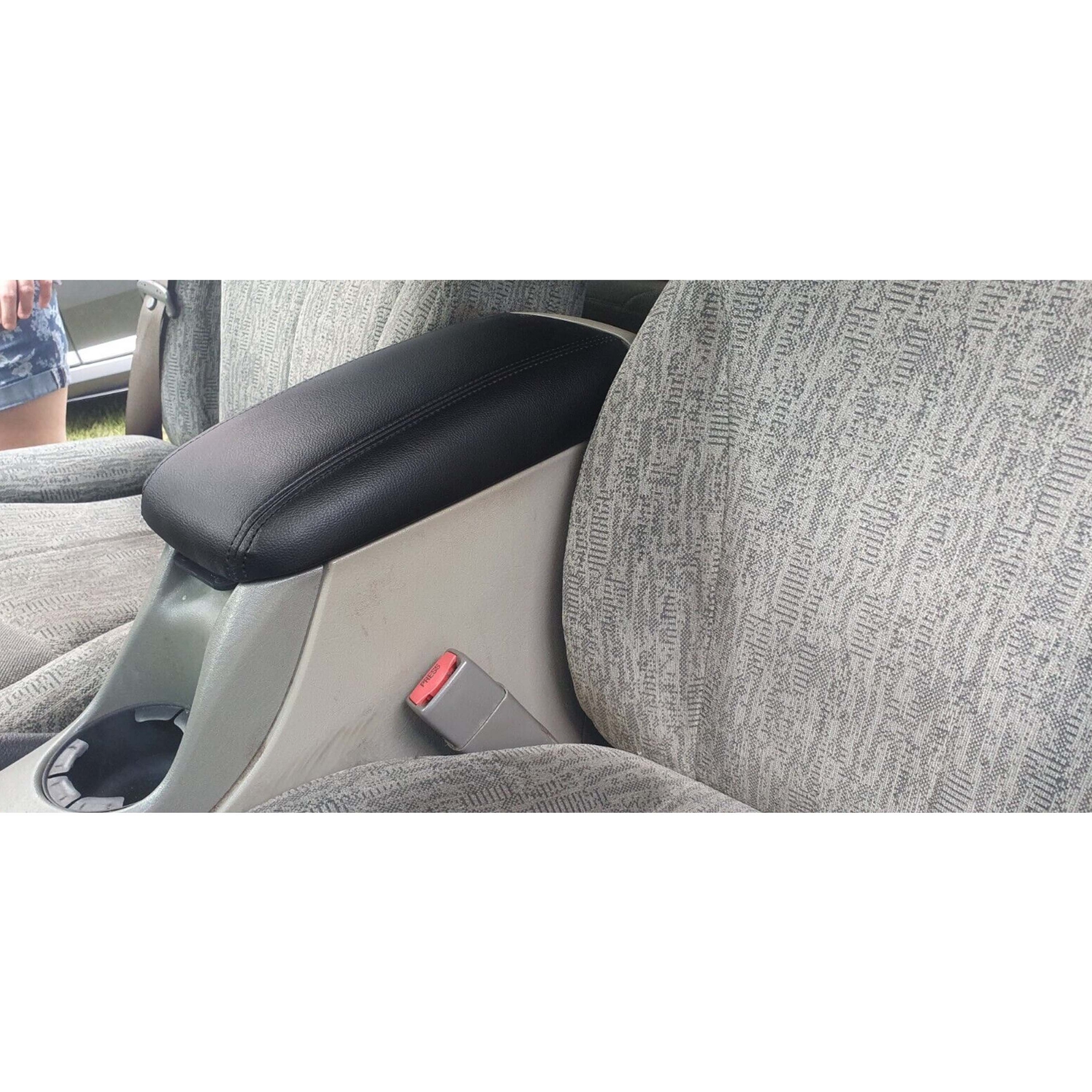 HECASA Fit Trailblazer Envoy Ascender Armrest Center Console Lid Assembly Kit