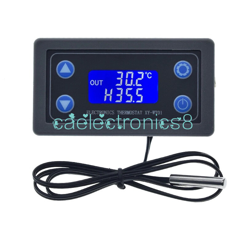 6-30V 10A Thermostat Digital Temperature Controller DThermal Thermocouple