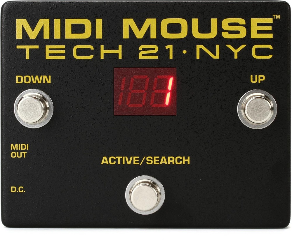 Tech 21 MIDI Mouse 3-button MIDI Foot Controller