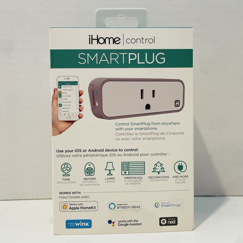 iHome iSP6XC Wifi Smartplug Home Bedroom String Light for iOS or Android