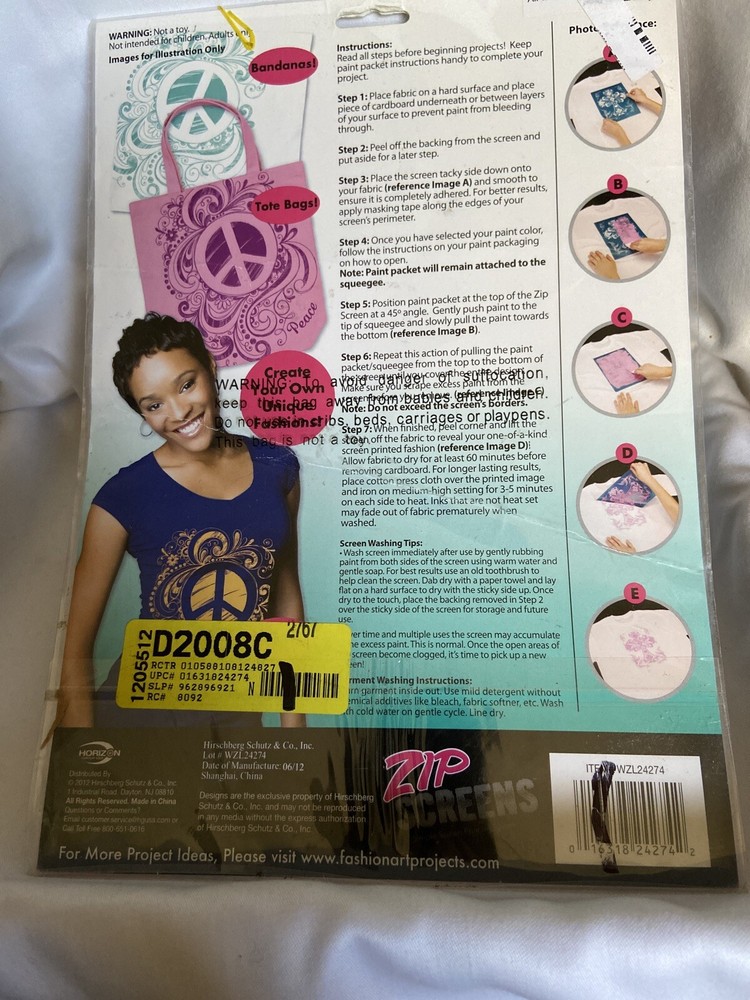 Zip Screens Simple Screen Printing System