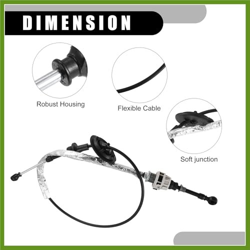 Automatic Transmission Control Lever Cable NO.22737100 - Auto Trans Shifter