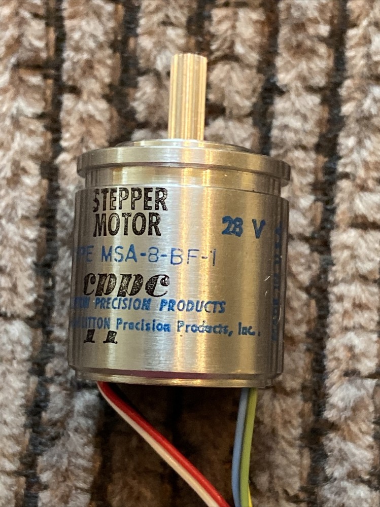 CLIFTON PRECISION 28VDC STEPPER MOTOR TYPE MSA-8-BF-1