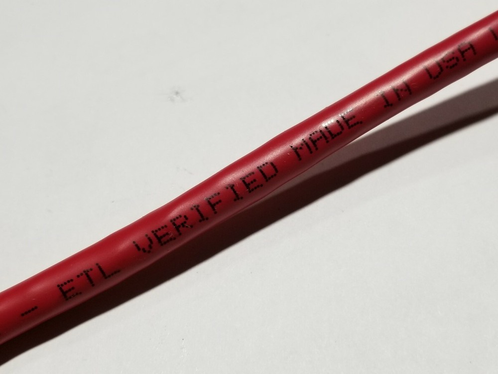 Commscope CS34R 23/4P Cat6 U/UTP WebTrak Riser Network Ethernet Cable Red /100ft