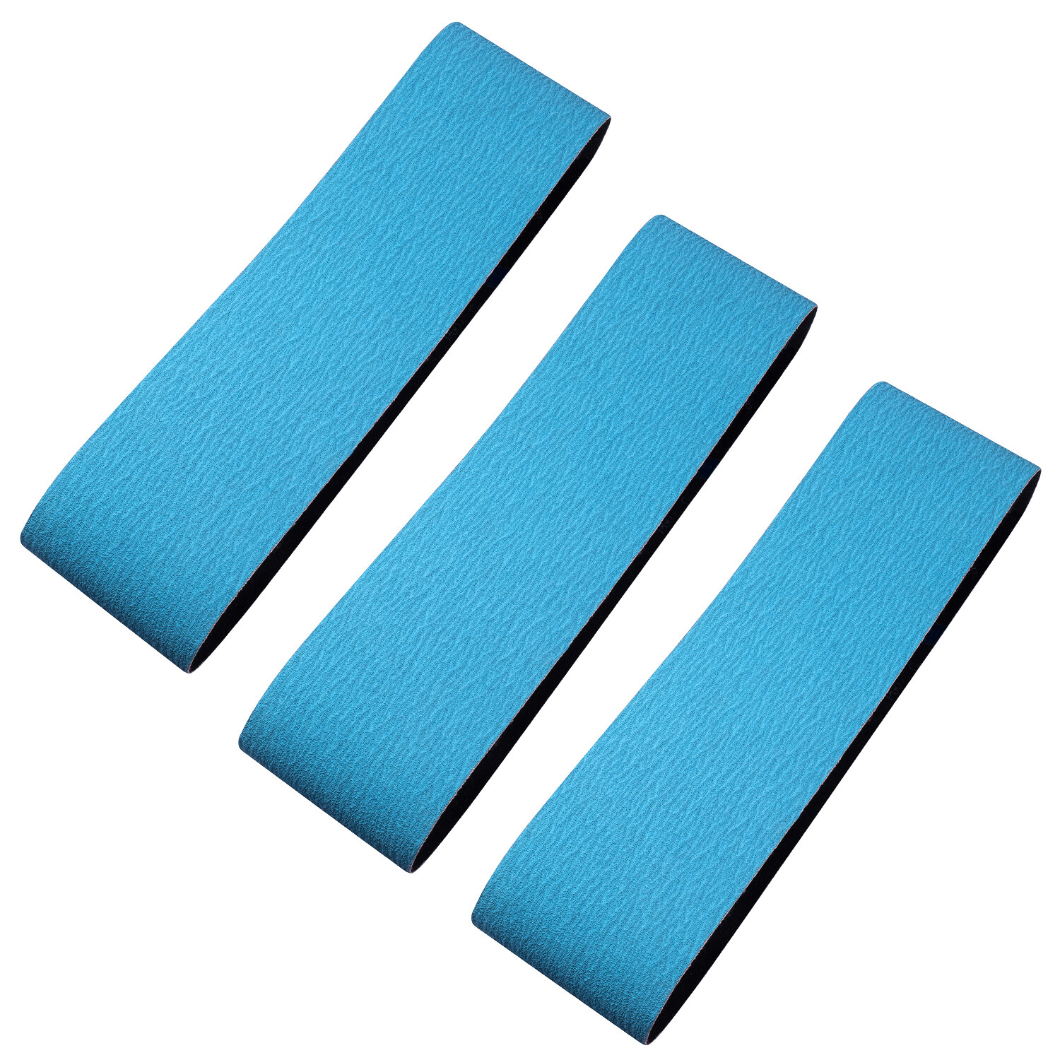 SATC 60 Grit 3 PCS Zirconia Sanding Belts 4 x 36 inch for Metal/Wood Polishing