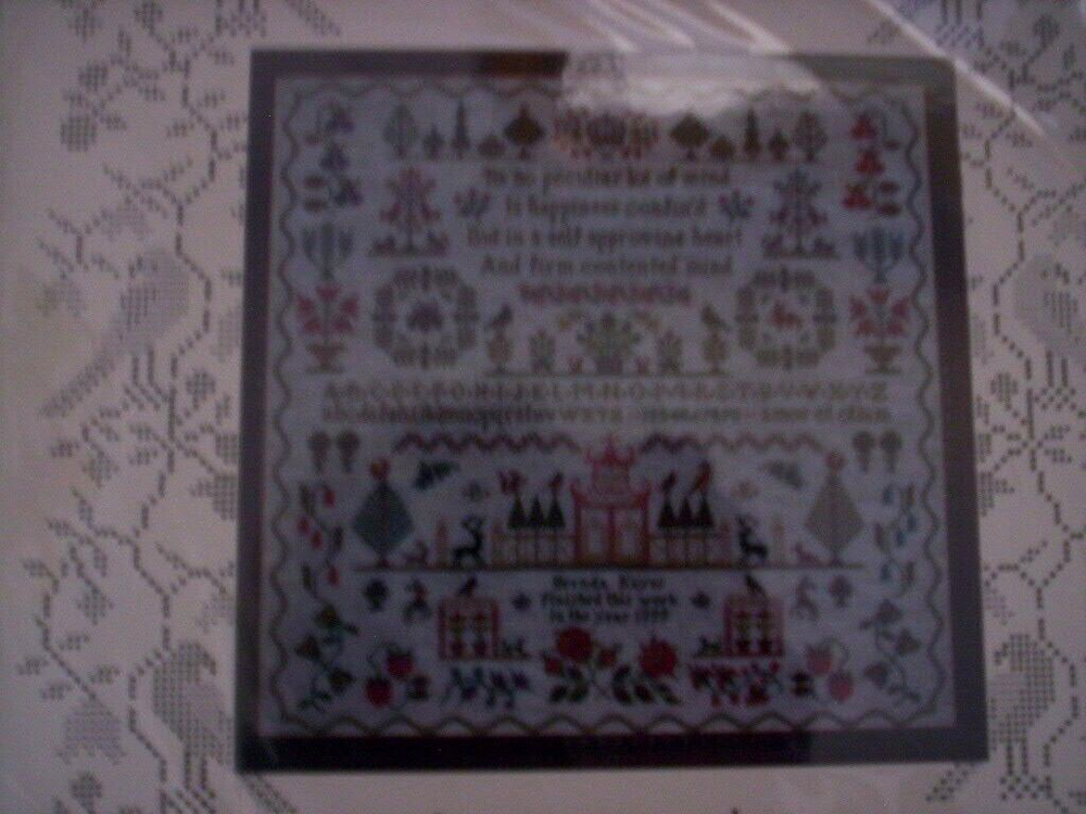 Brenda Keyes The Sampler Company~ THE CONTENTED MIND SAMPLER Pattern NIP