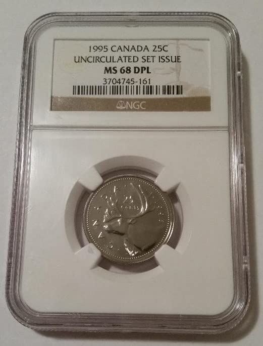 Canada 1995 25 Cents MS68 DPL NGC