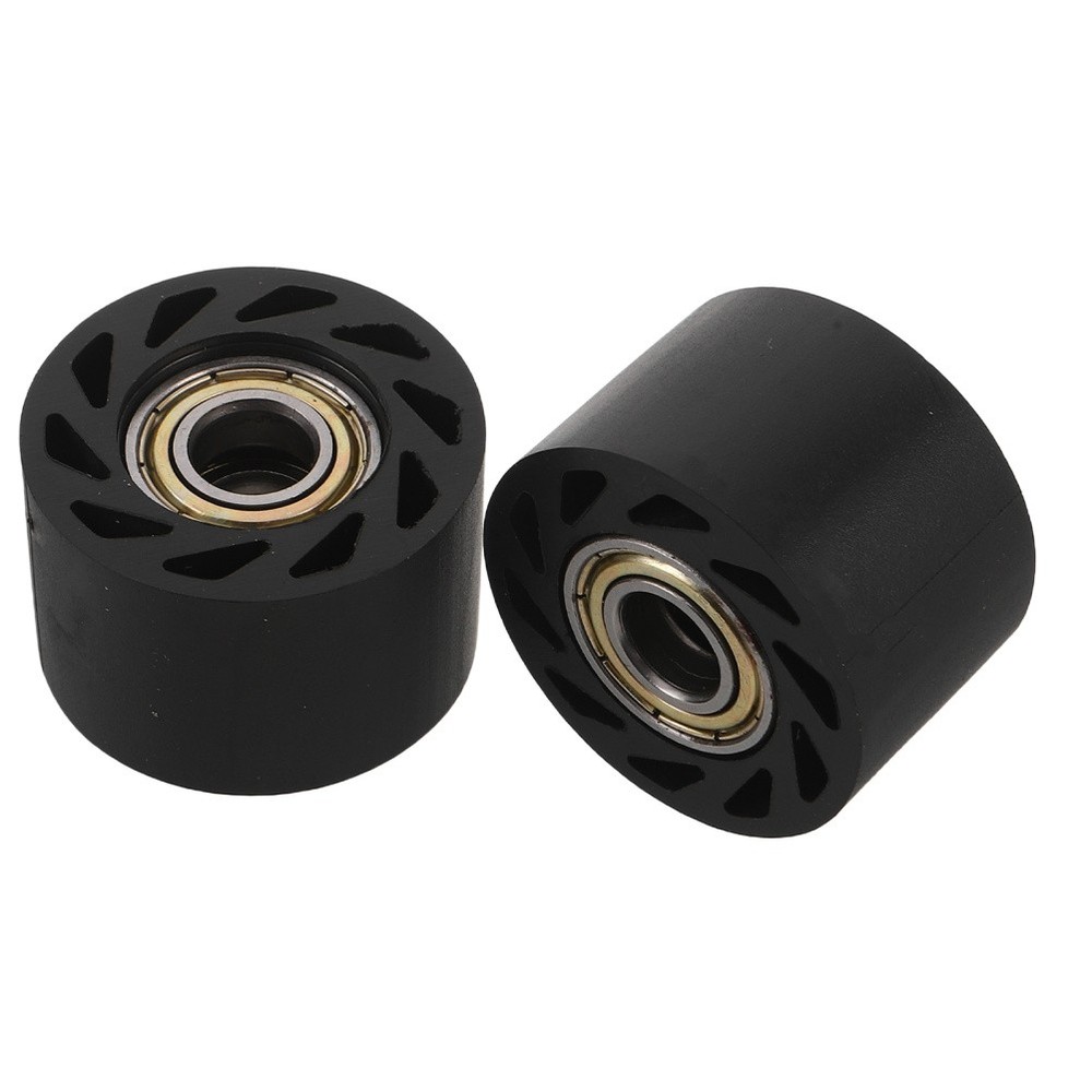 2 Pcs Chain Slider Guiding Roller Tensioner Guide Wheel Assembly