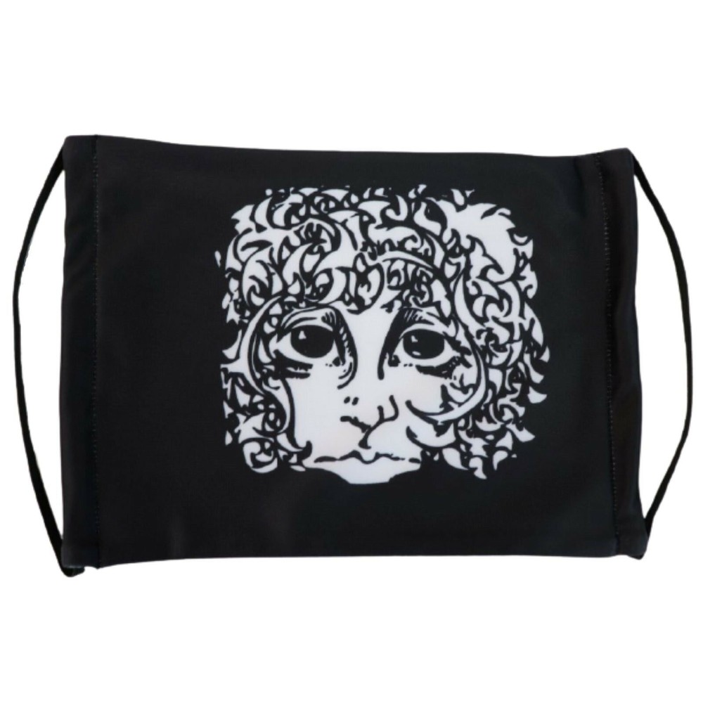 EHX Electro-Harmonix Ram's Head Logo Cloth Face Mask, Black