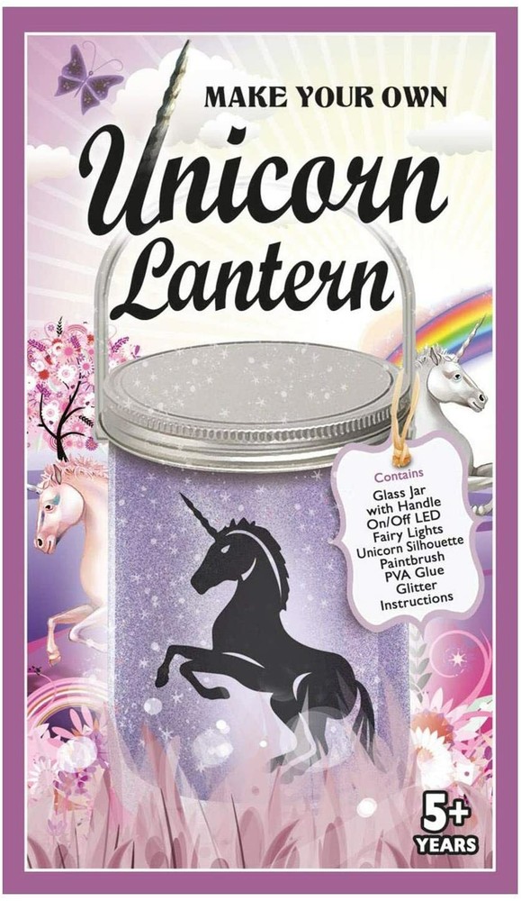 Make Your Own Unicorn Lantern LED Battery Powered (5+) - NEW