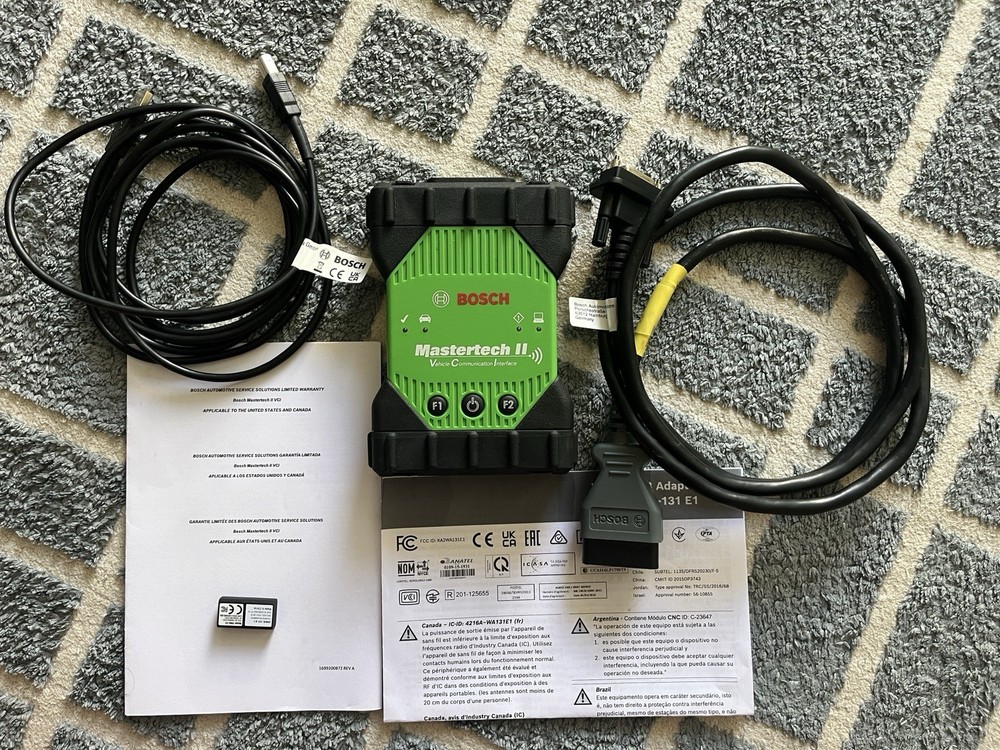 Bosch Mastertech 2 II VCI Vehicle Communication Interface J2534  OEM