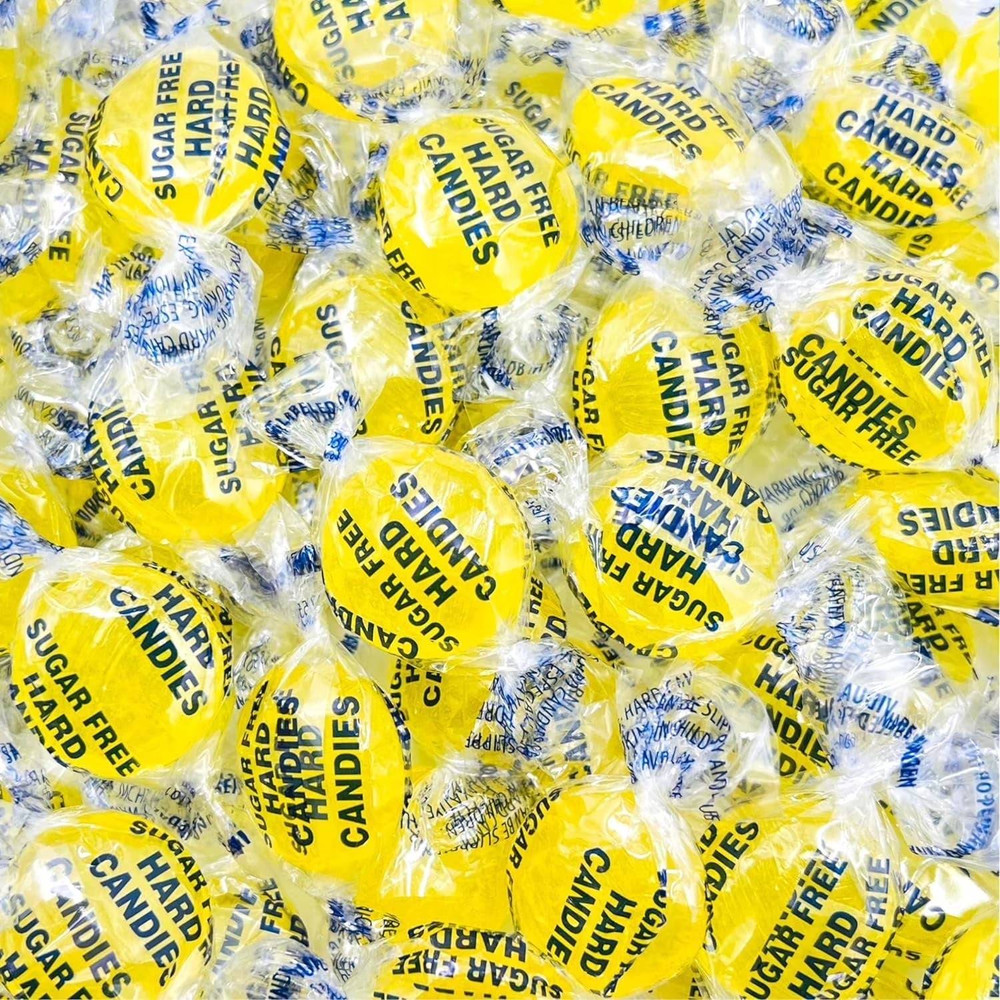 Sugar Free Lemon Drops | Multiple Bulk Sizes | Individually Wrapped Hard Candy