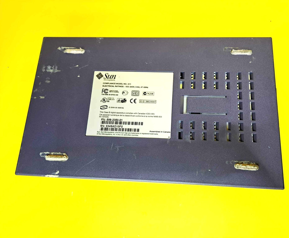 ⚡SUN MICROSYSTEMS 611 TAPE DRIVE EXTERNAL DDS-4 DAT SCSI DATA BACK UP ARCHIVAL⚡