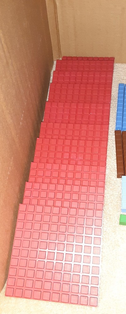 MATH U SEE MANIPULATIVES INTEGER BLOCK KIT EDUCATIONAL MATH FOR HOMESCHOOLING