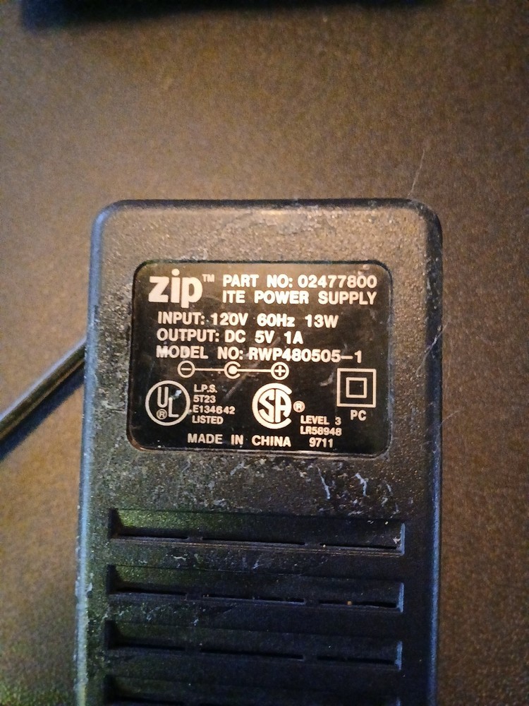 Iomega - 100MB External PC Zip Drive - Blue