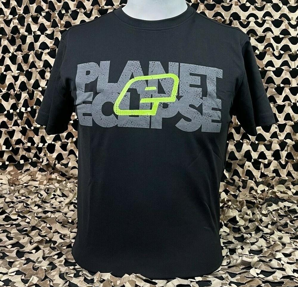 NEW Planet Eclipse Blok Pro-Formance T-Shirt - Black - Small