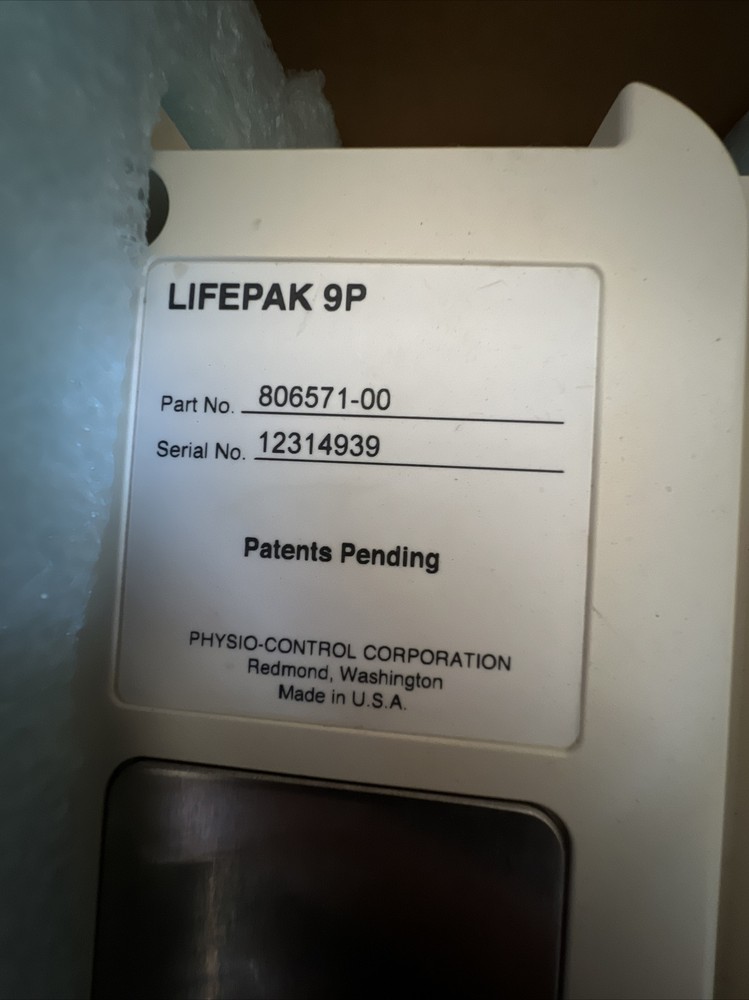 Physio-Control LifePak 9P Defib-Adapter 806571-00 Quick Combo Adapter
