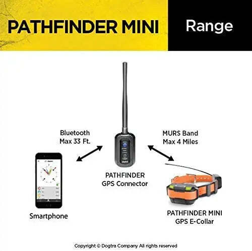 Dogtra Pathfinder Mini Extra E-Collar Orange