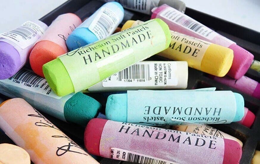 JACK RICHESON Professional Artists Pastels Set Handmade Soft Medium Hard + Tools