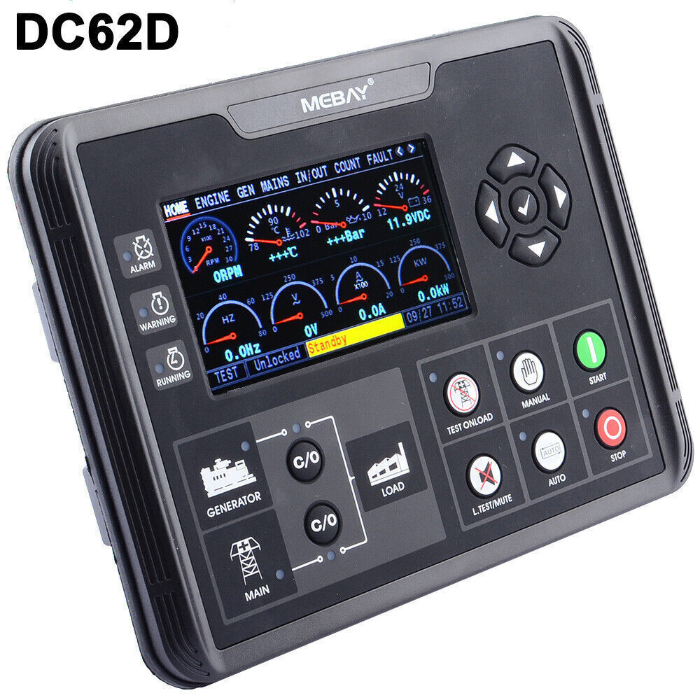 DC62D Generator Set Controller for Diesel/Gasoline/Genset Parameters