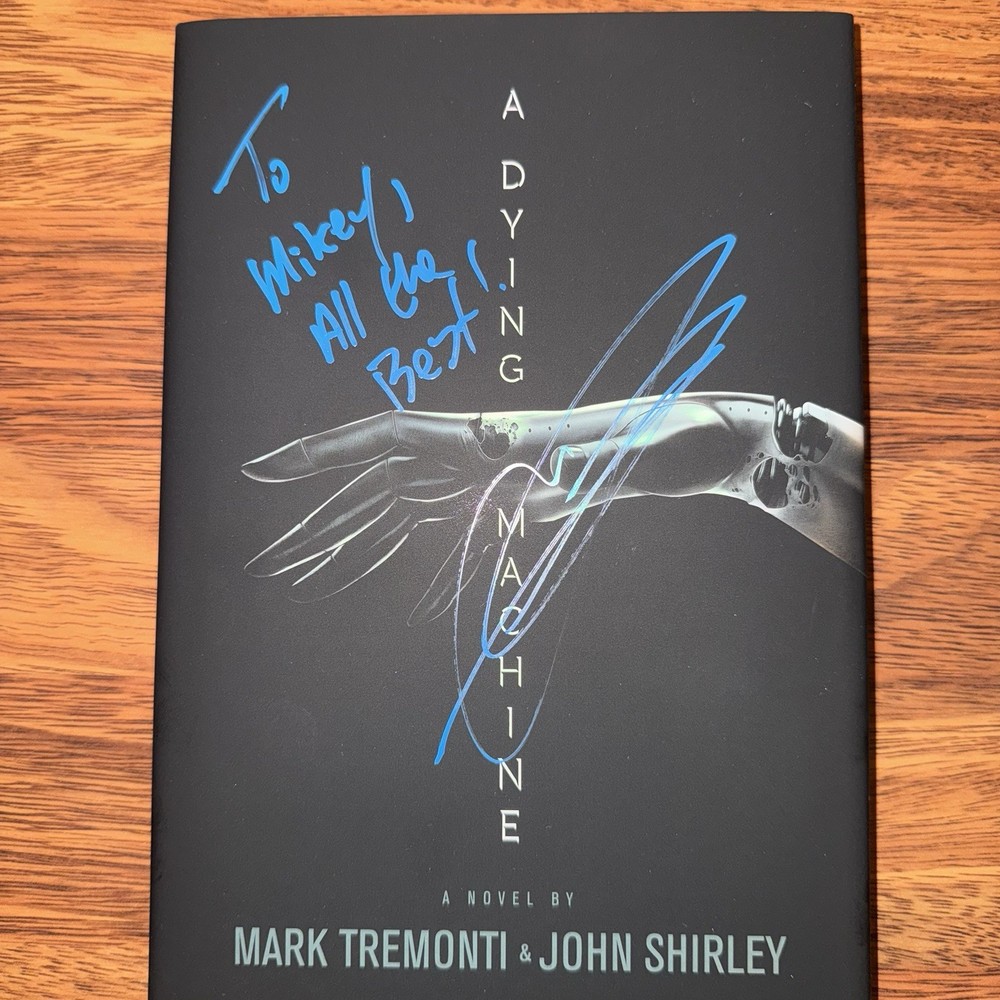 Mark Tremonti Signed A Dying Machine Book Rare Creed Alter Bridge Autographed