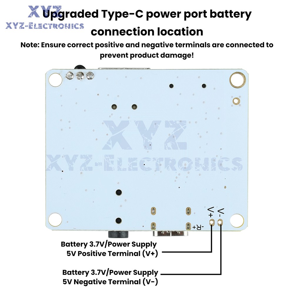 Bluetooth 5.4 Audio Receiver Board MP3 Lossless Decoder Decoding Module Type-C