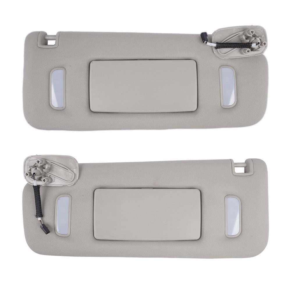 2X Sun Visors Right + Left Replacement for Chevy Avalanche Tahoe Silverado Su...