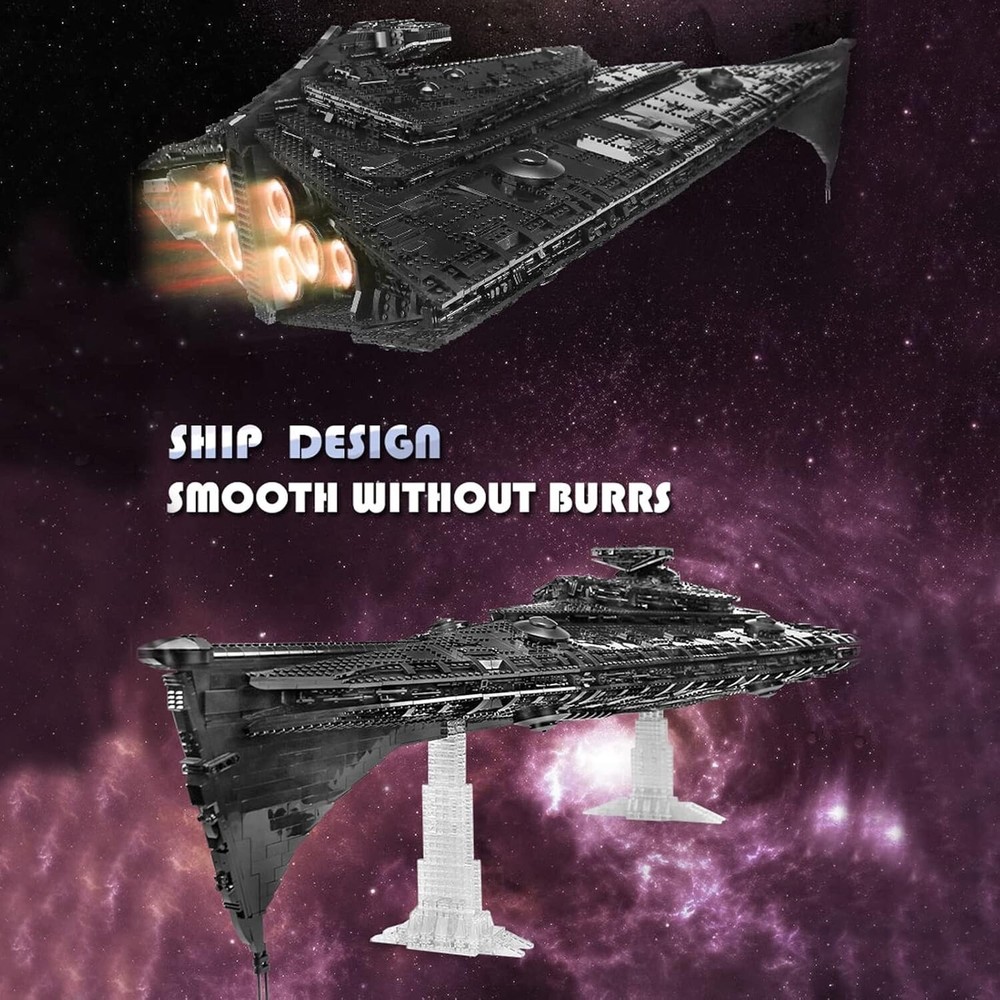 Mould King 21004 Star Wars Eclipse-Class Imperial Star Destroy Model Ship Set