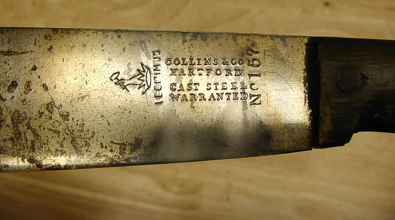 Early U.S. Army Experimental Collins Legitimus Hartford No. 157 Machete Sword