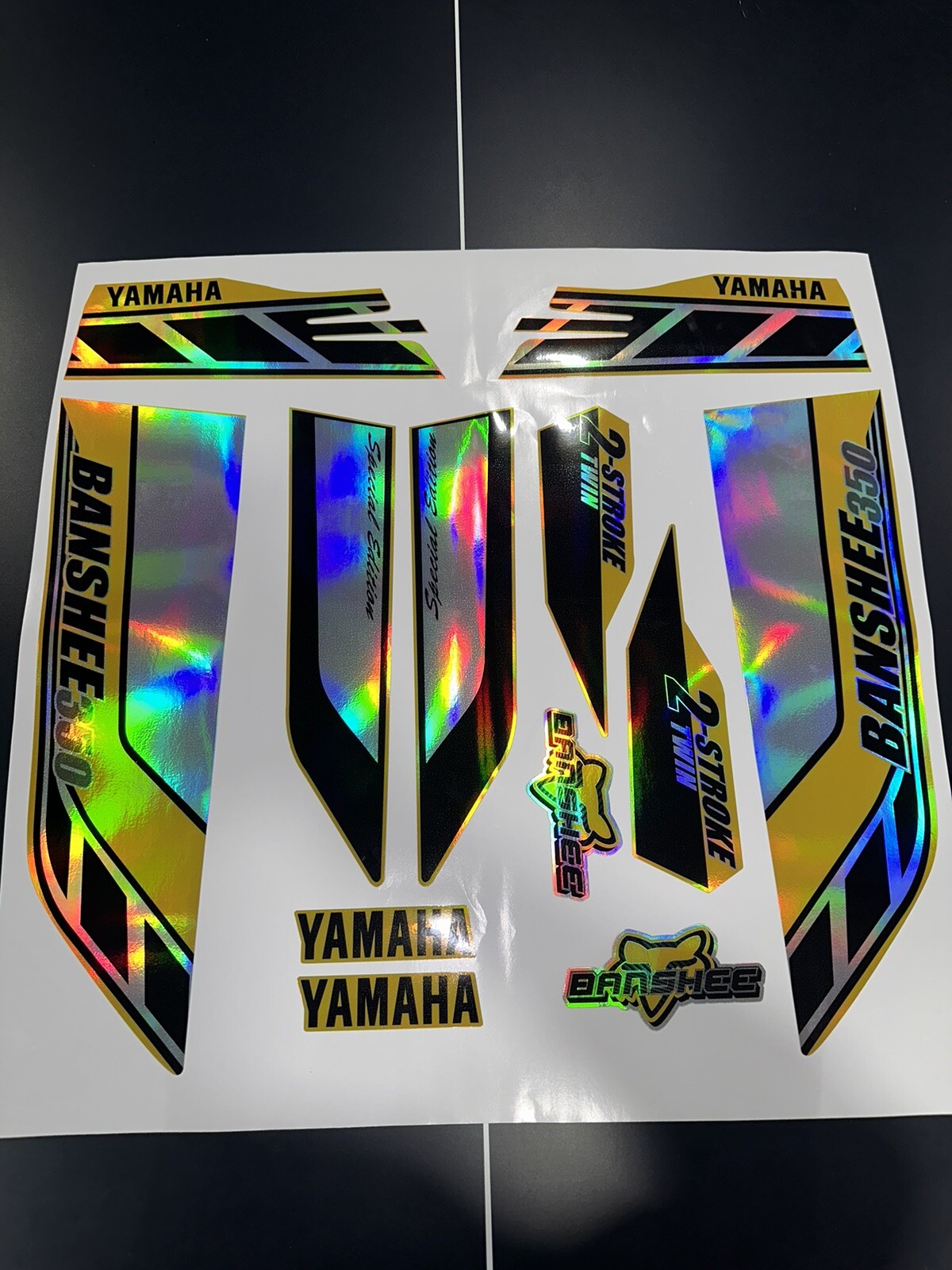 2006 YAMAHA BANSHEE FULL GRAPHICS KIT  HOLOGRAPHIC FINISH