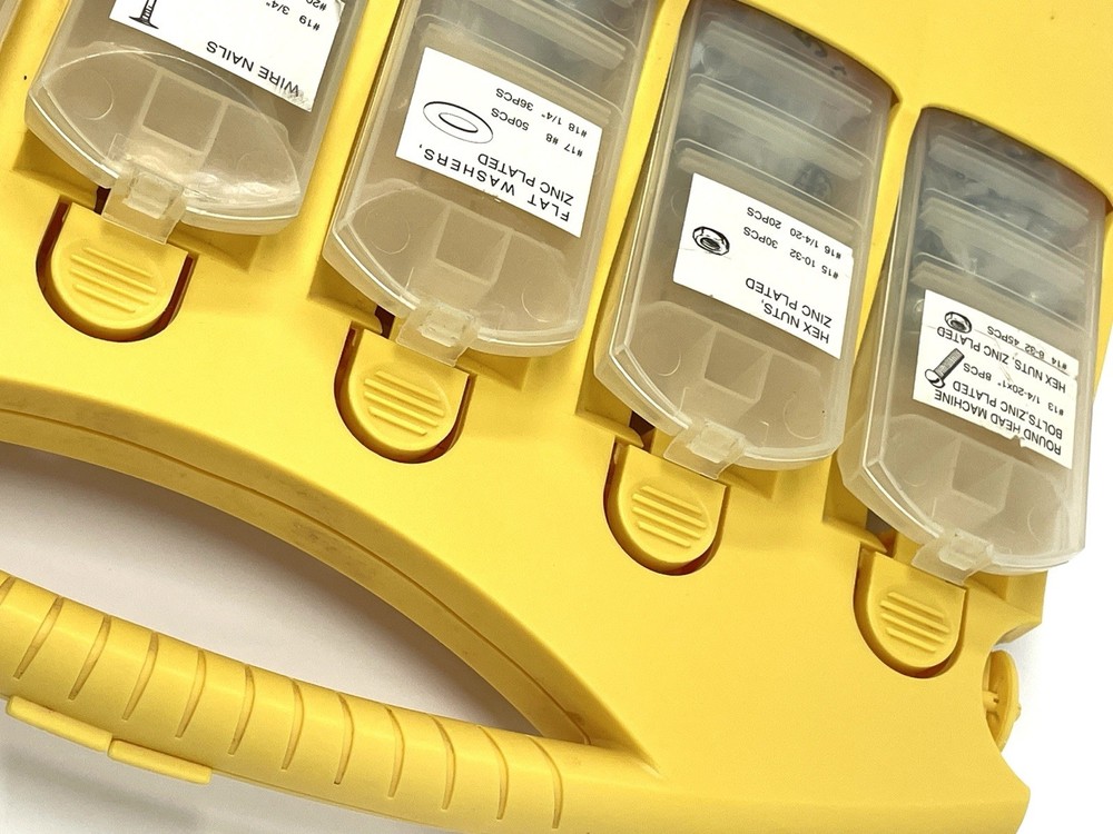 Vintage Pro-Pack Assorted Screws Caddy Carrying Case with Handle