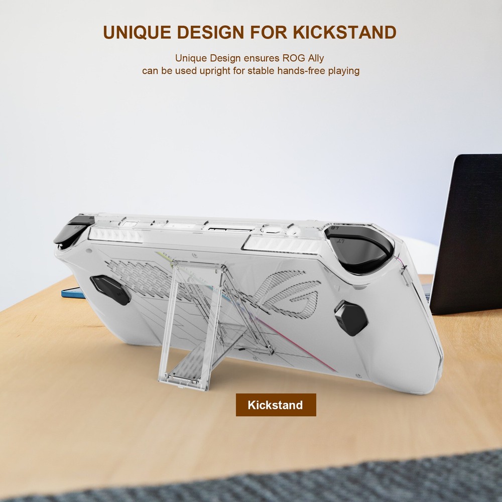 Crystal Clear Case Protective Case Game Console Accessories Part for ROG Ally