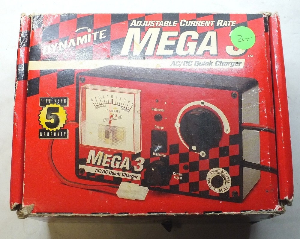 Dynamite Mega 3 Quick Charger AC/DC Adjustable Current Rate - P939