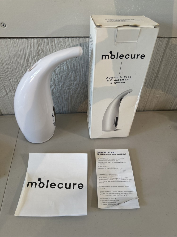 Molecure Automatic Soap And Disinfectant Dispenser Missing Plug Cover •
