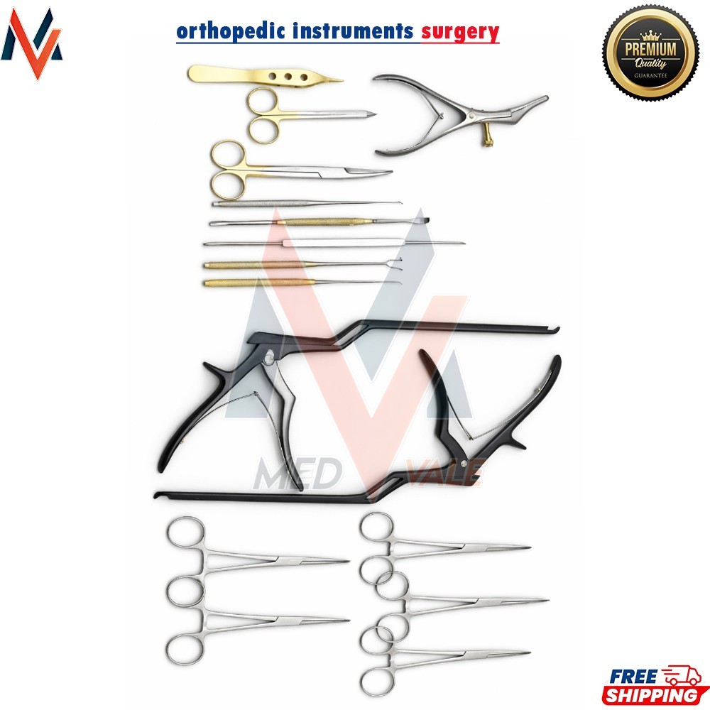 Basic orthopedic instruments surgery set of 15 Pcs surgical instruments set