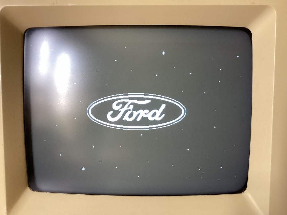 Vintage Macintosh Mac Program 1989 FORD SIMULATOR 800K Disk 512 Plus SE Classic!