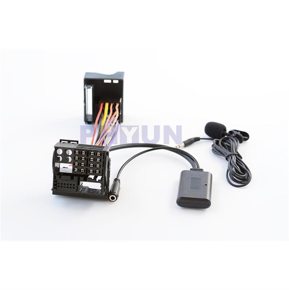 12PIN Aux Bluetooth 5.0 Adapter+ Microphone Cable For BMW X5 X3 Z4 E83 E85 E86