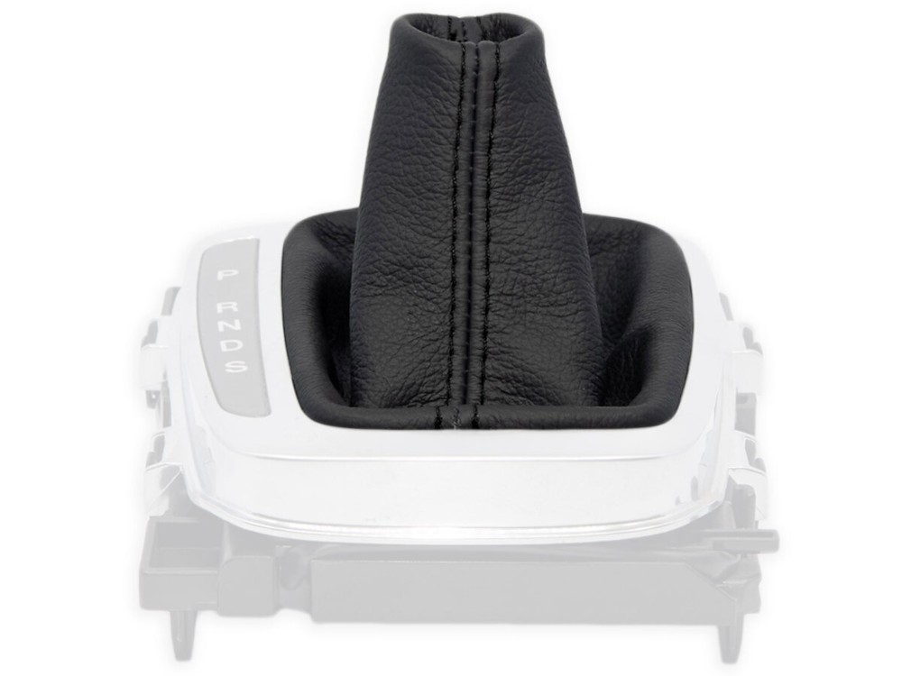 FOR FORD S-MAX 14-21 automatic GEAR SHIFT BOOT GAITER LEATHER STITCHING BLACK