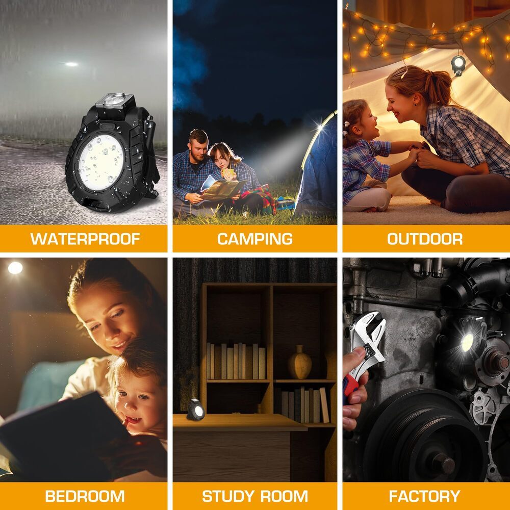 EverBrite Rechargeable COB Keychain Work Light w/Sensor Mode Magnetic Flashlight