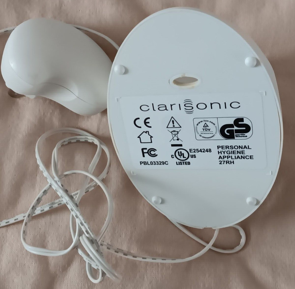 Clarisonic Plus Charger White Charging Dock Base Gray Facial Cleansing System
