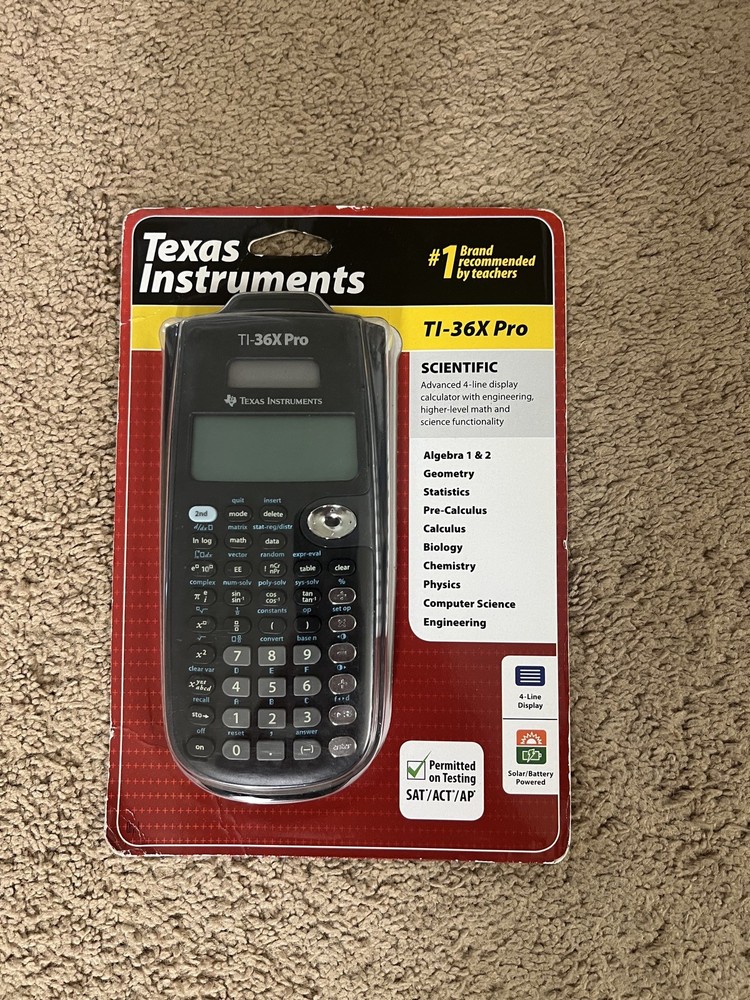 Texas Instruments TI- 36X Pro Graphing Calculator, New