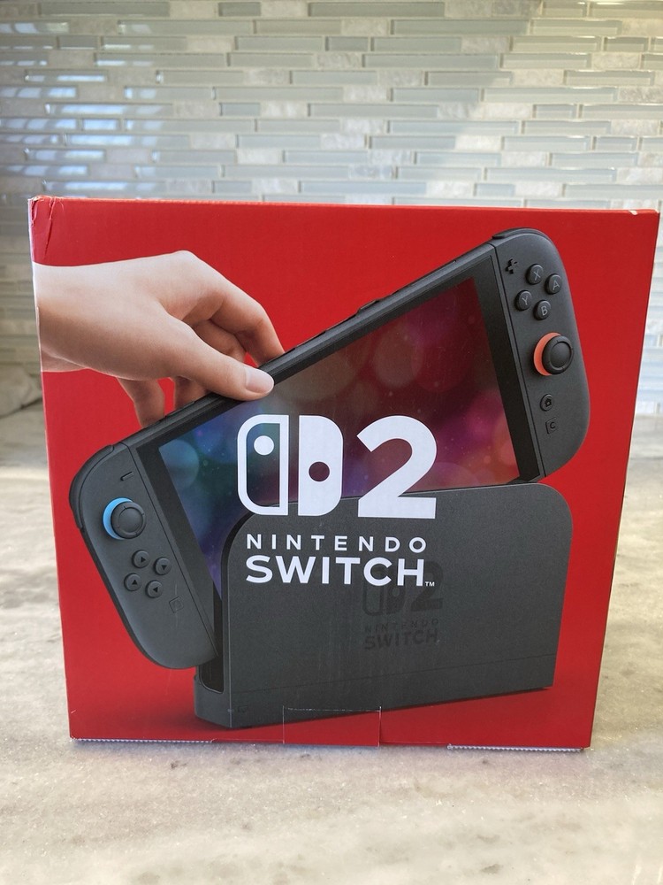 Nintendo Switch 2 EMPTY BOX with Cardboard Inserts and Information Packet