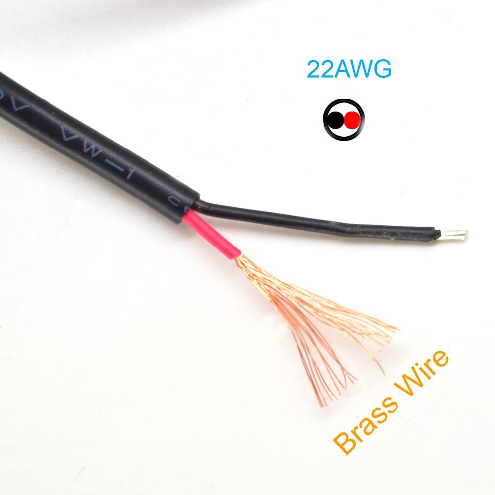 ELNONE 5PCS Angle 90D Micro 2 Wire Pigtail Cable - USB Male to Black